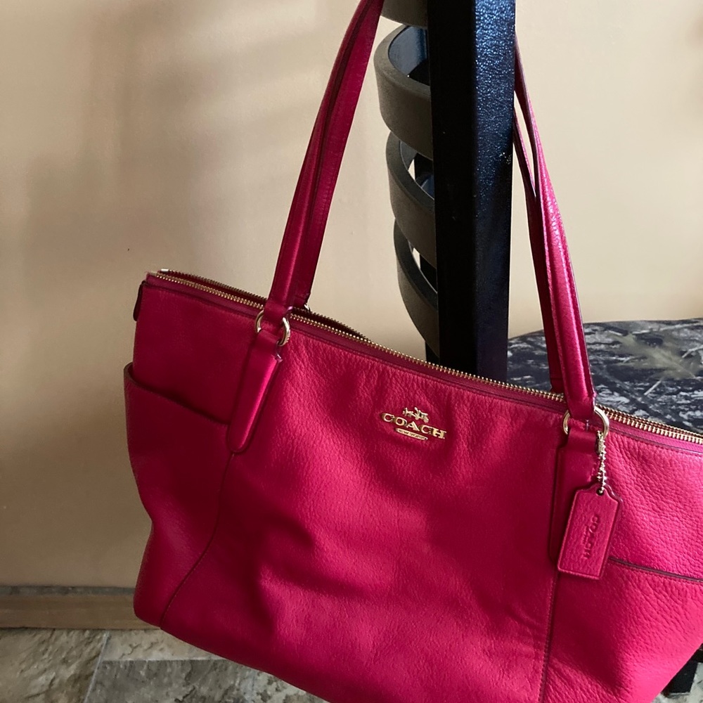 Coach tote with matching wallet